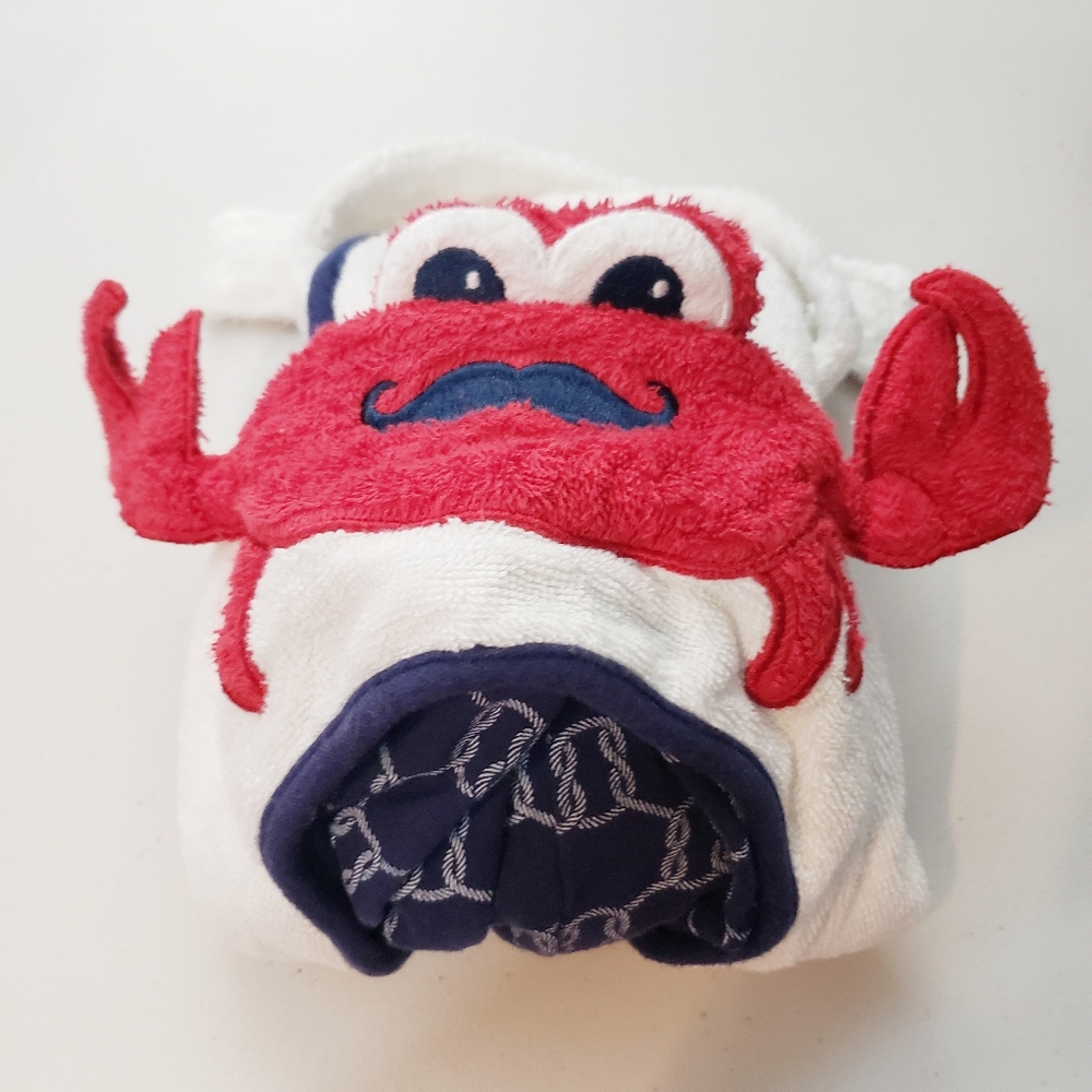 🍼4/$20 HB | Bath Robe w/Crab Hood | White